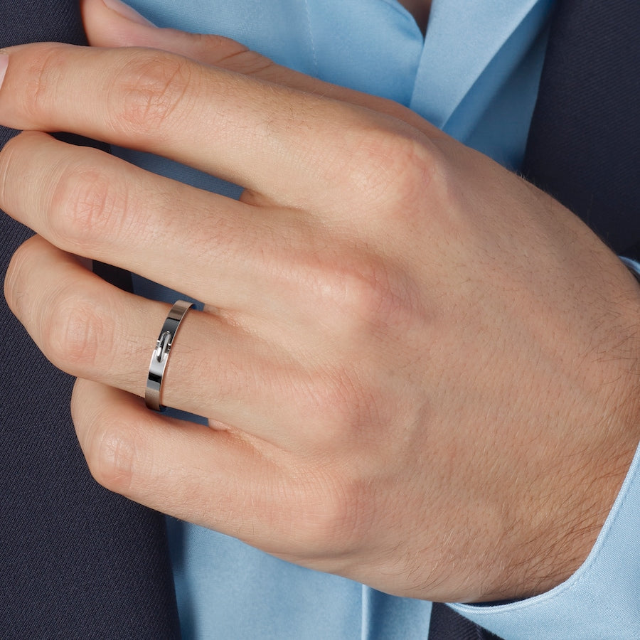 Liens Evidence - Ring - Platinum - 3mm