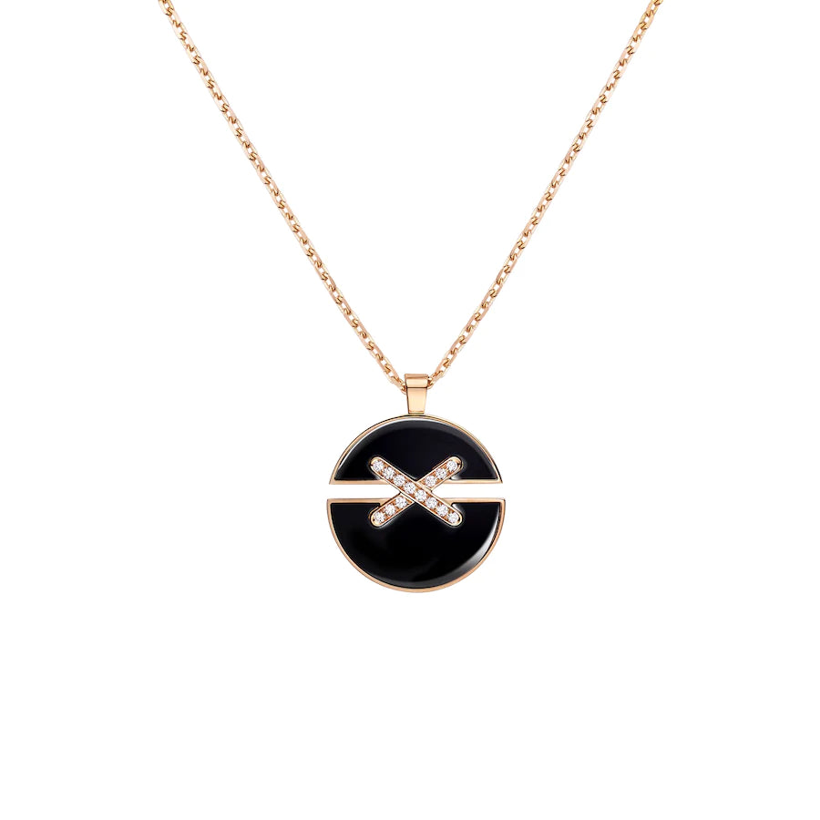 Jeux de Liens - Necklace - Harmony - Onyx - L