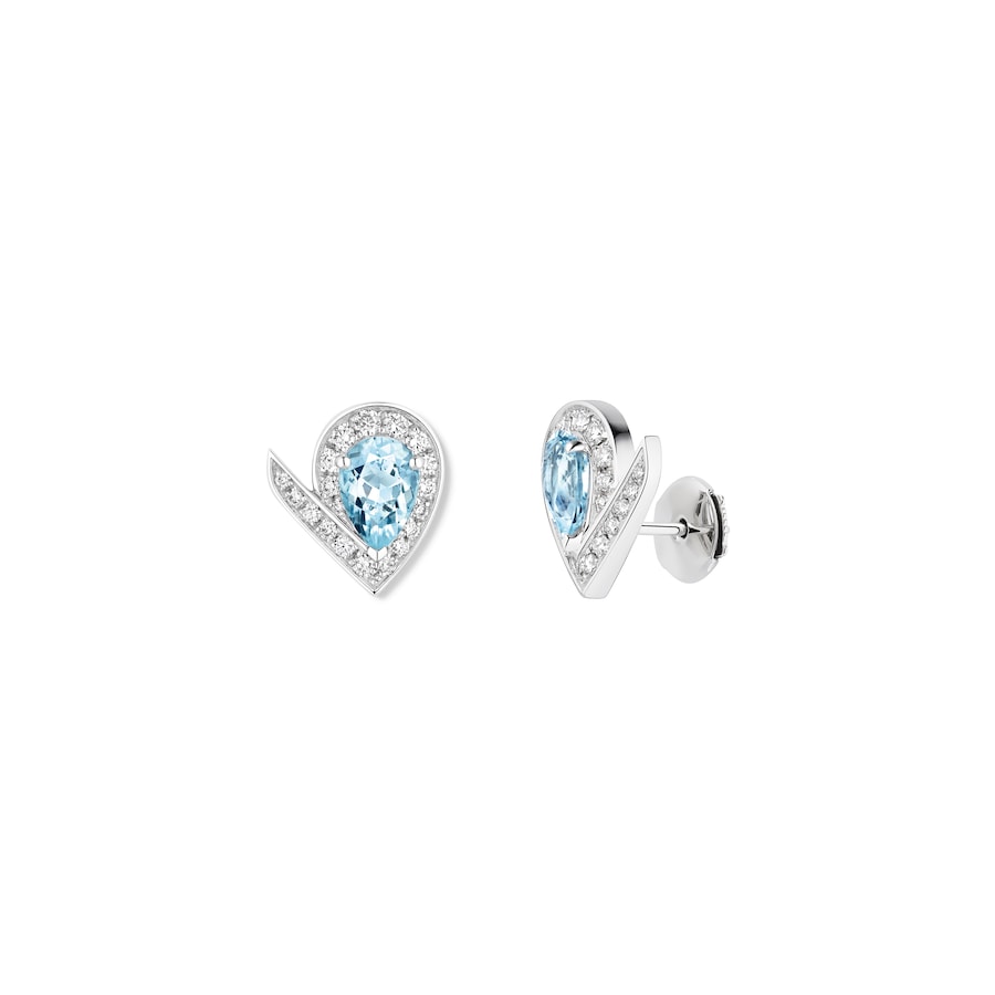 Josephine d'Aigrette - Earrings - Aquamarine