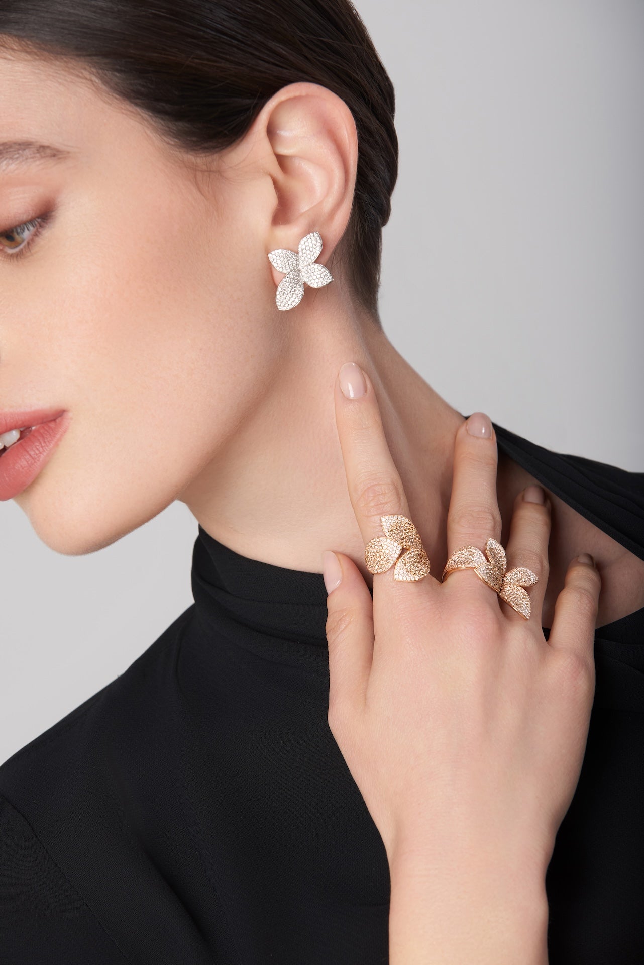Giardini Segreti Ring - Rose & Diamond - 5