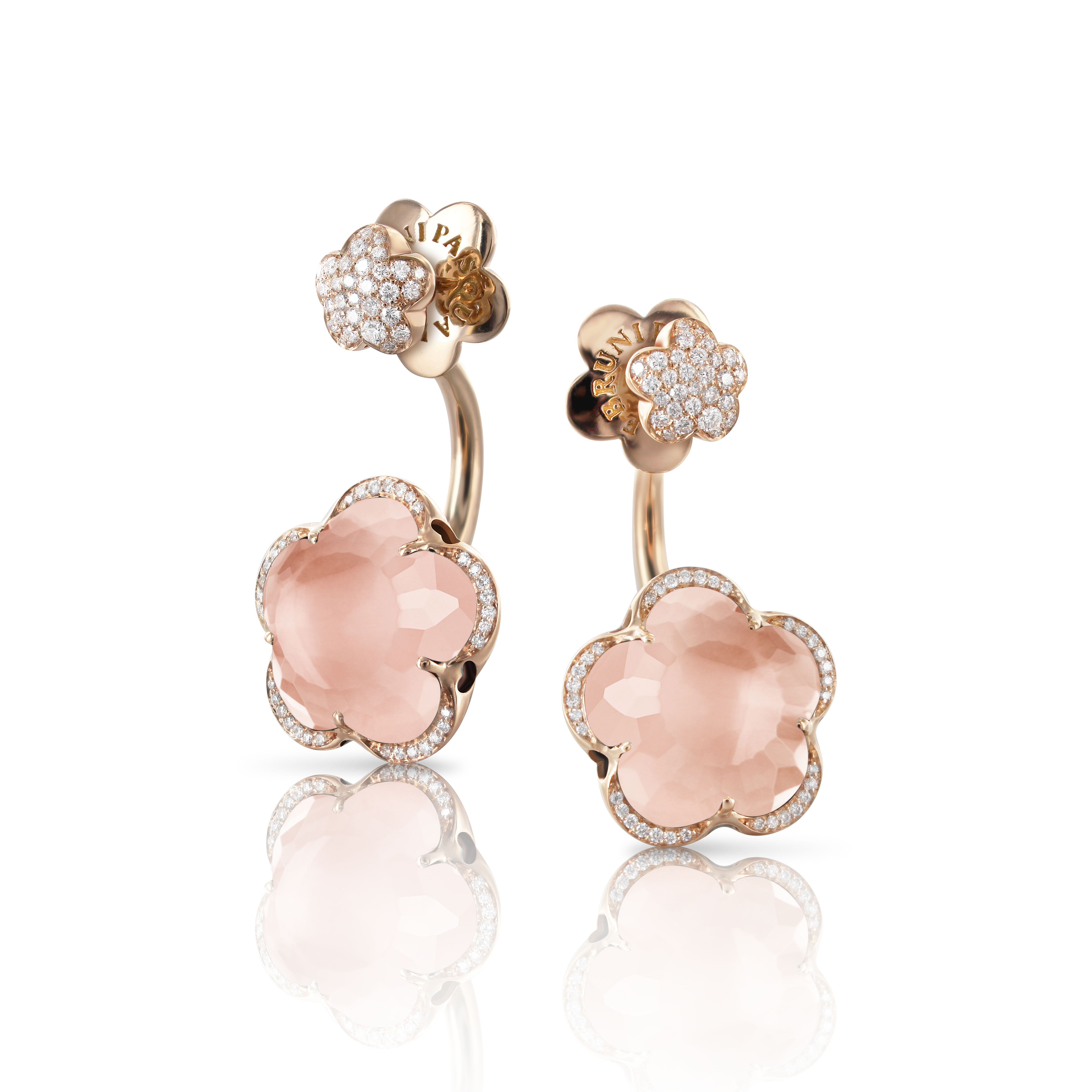 Bon Ton Earrings - Rose Quartz