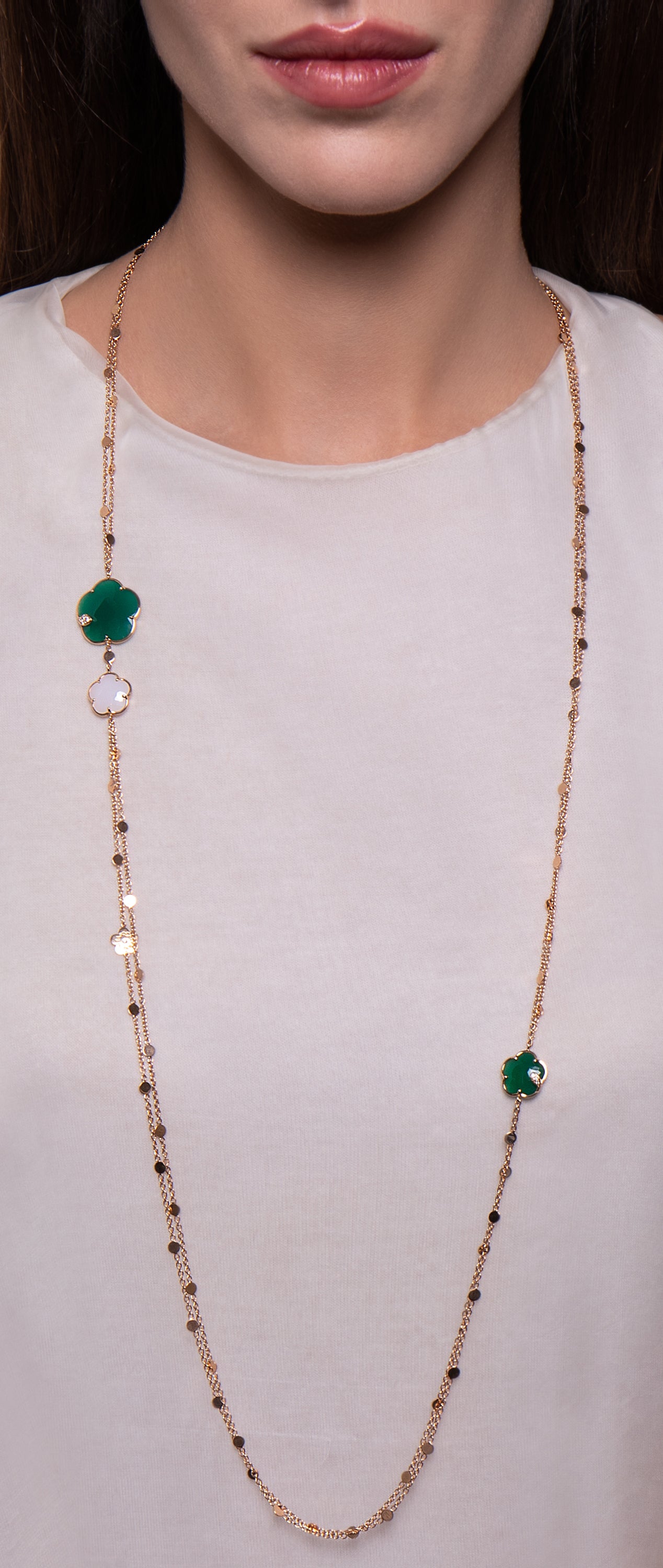 Pasquale Bruni - Ton Joli - Green & White Agate -NZ