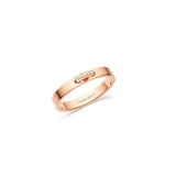 Liens Evidence - Ring - Rose Gold - W/Diamonds - 3mm