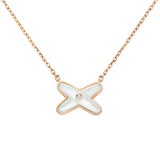 Jeux de Liens - Necklace - Mother of Pearl - Rose Gold