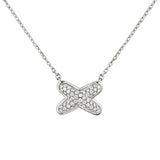Jeux de Liens - Necklace - White Gold - Full Pave