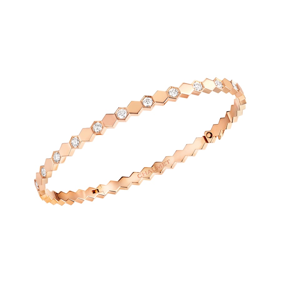 Bee de Chaumet - Bracelet - Rose Gold - Semi Pave