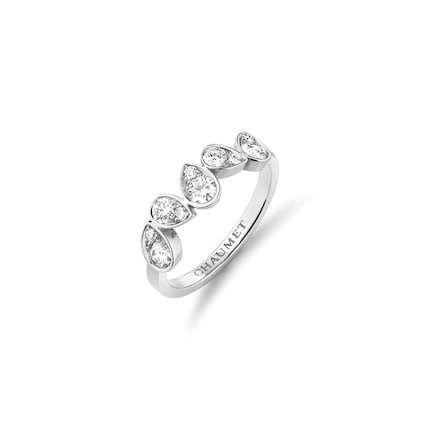 Josephine Rounde d'Aigrette - Ring - White Gold