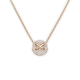 Jeux de Liens - Necklace - Harmony - Rose Gold - Full Pave