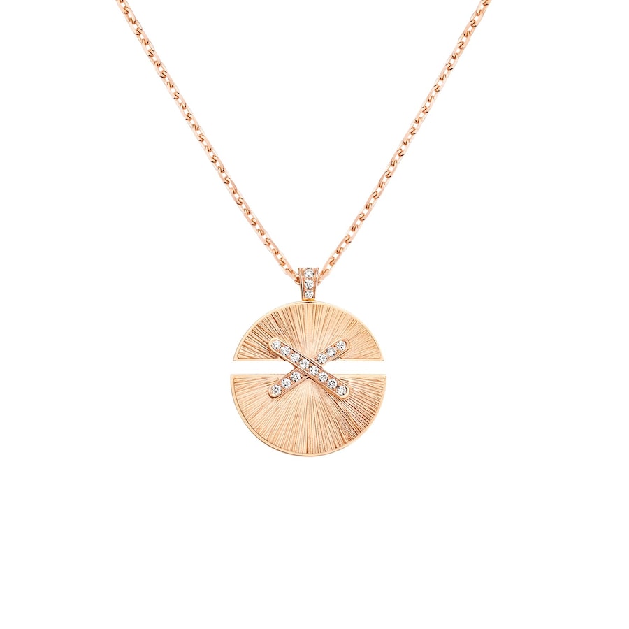 Jeux de Liens - Necklace - Harmony - Rose gold - L