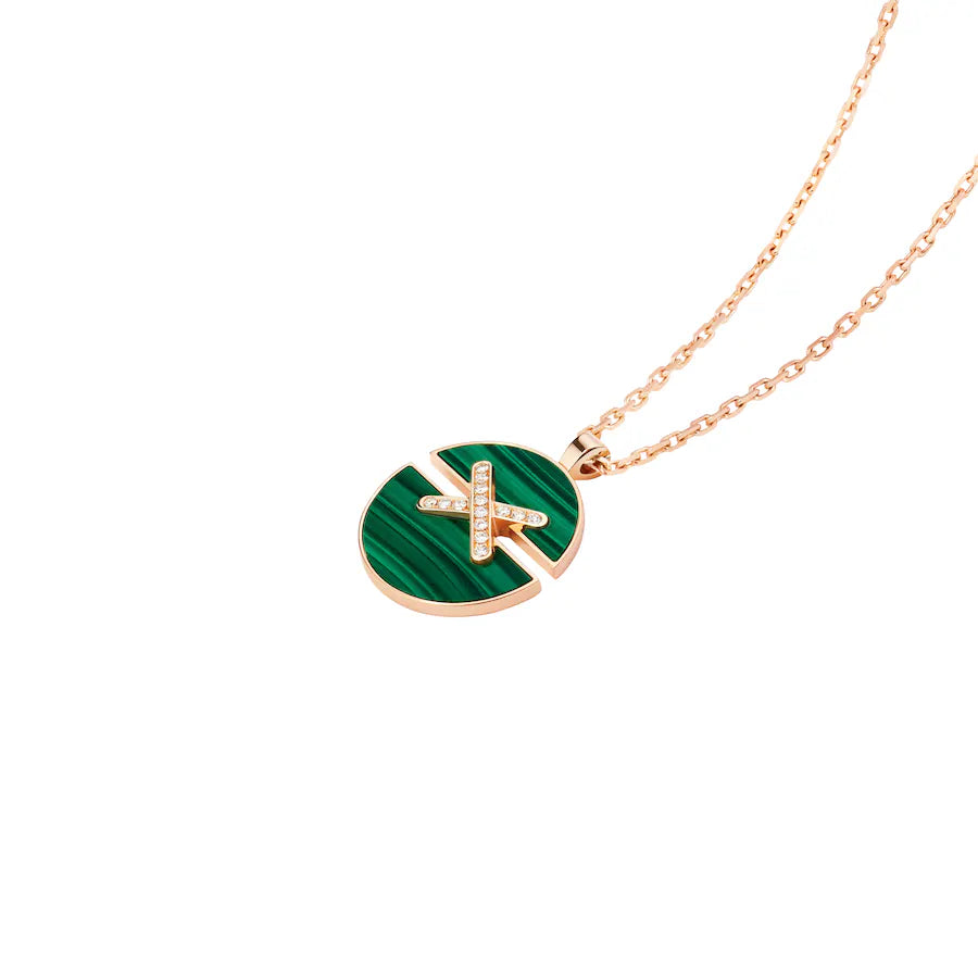 Jeux de Liens - Necklace - Harmony - Malachite - L
