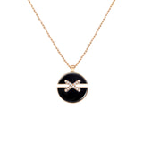 Jeux de Liens - Necklace - Harmony - Onyx - L