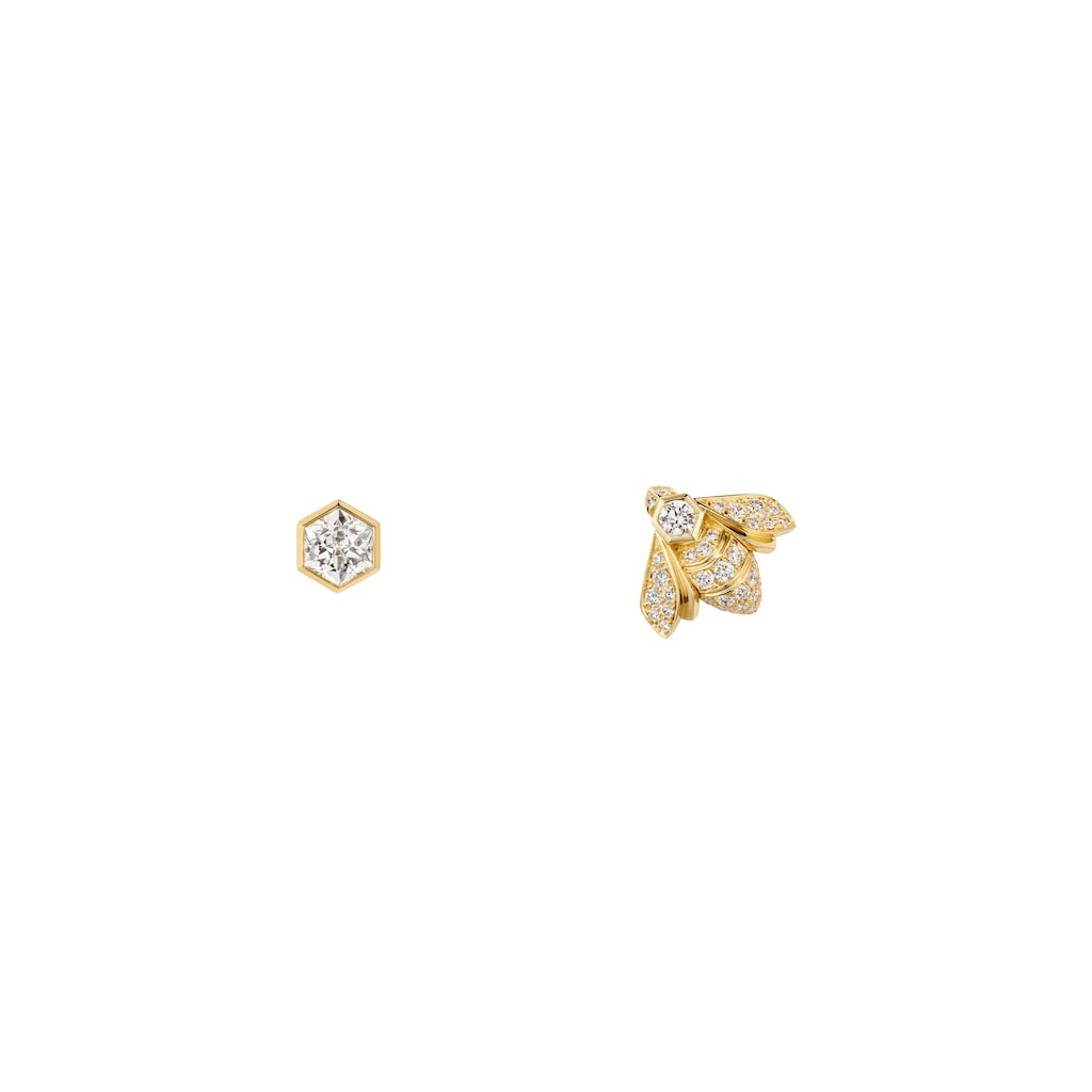 Bee de Chaumet - Earrings - Yellow Gold - Bee & Stud