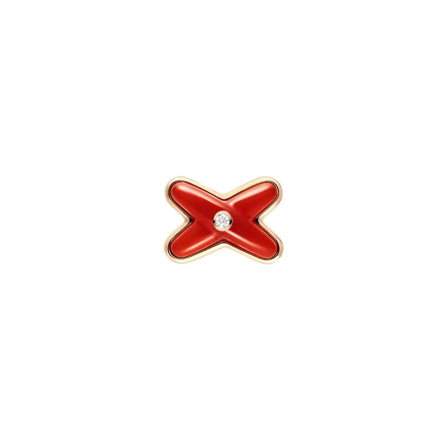 Jeux de Liens - Earring - Carnelian