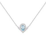 Josephine Aigrette - Necklace - Aquamarine