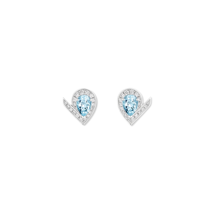 Josephine d'Aigrette - Earrings - Aquamarine