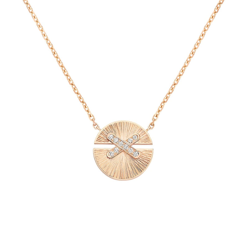 Jeux de Liens - Necklace - Harmony - Rose gold