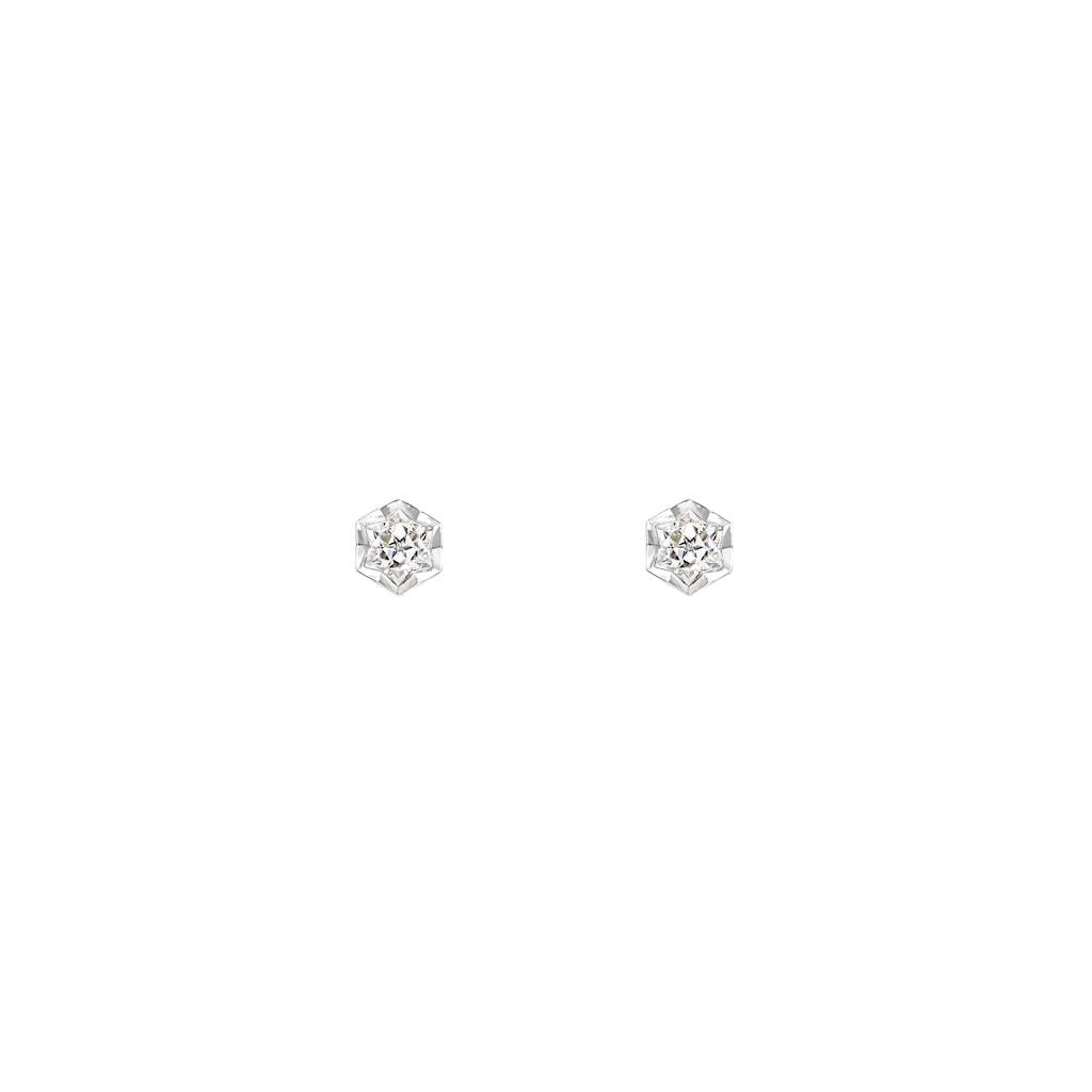 Bee de Chaumet - Earrings - White Gold - Studs