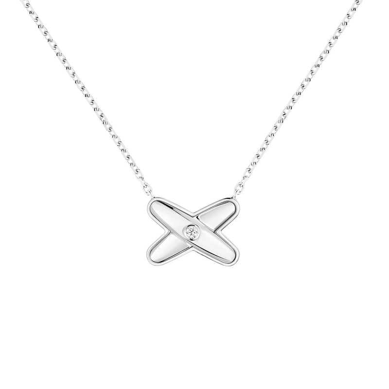 Jeux de Liens - Necklace - White gold - WG