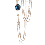 Bon Ton Sautoir - Blue Topaz