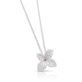 Petit Garden Necklace - White Gold - Small Flower