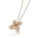 Petit Garden Necklace - Rose Gold Medium Flower