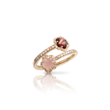 Figlia Dei Fiori Ring - Pink & Red - 2