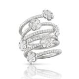 Figlia Dei Fiori Ring - White Gold - 6