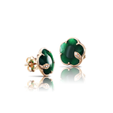 Petit Joli Earrings - Green Agate