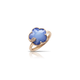 Petit Joli Ring - White Agate & Lapis Lazuli