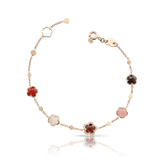 Figlia Dei Fiori Bracelet - Pink & Red