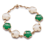Petit Joli Bracelet - Green & White Agate