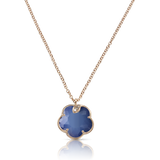 Petit Joli Necklace - White Agate & Lapis Lazuli
