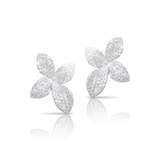 Giardini Segreti Earrings - White Gold Small Flower