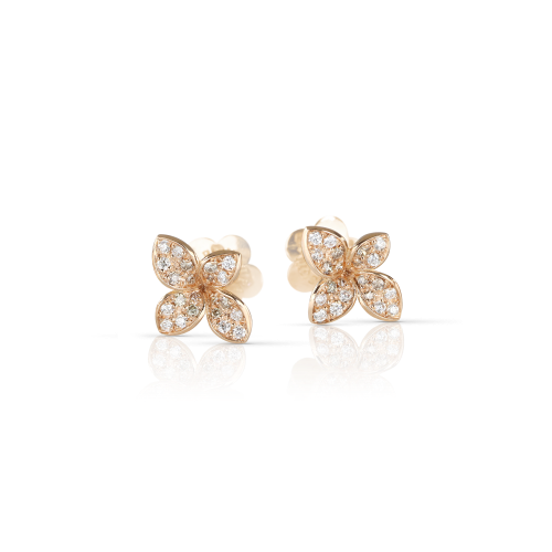Petit Garden Earrings - Rose Gold - Diamond - XSmall