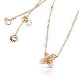 Petit Garden Necklace - Rose Gold - Diamond - XSmall