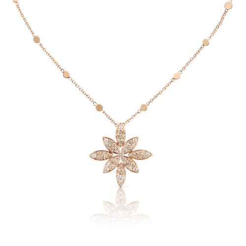 Ghirlanda Necklace - Rose Gold - Diamond