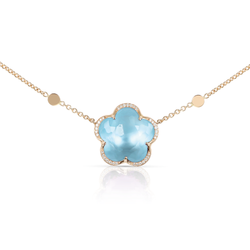 Bon Ton Necklace - Venus Blue Topaz