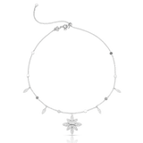Ghirlanda Necklace - White gold - Diamonds