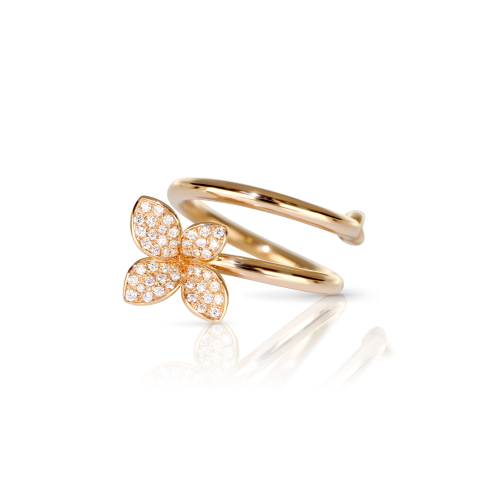 Petit Garden Ring - Rose Gold - Diamond - Spiral