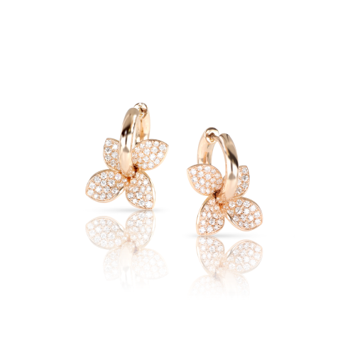 Petit Garden Earring - Rose Gold - Diamond - Hoop