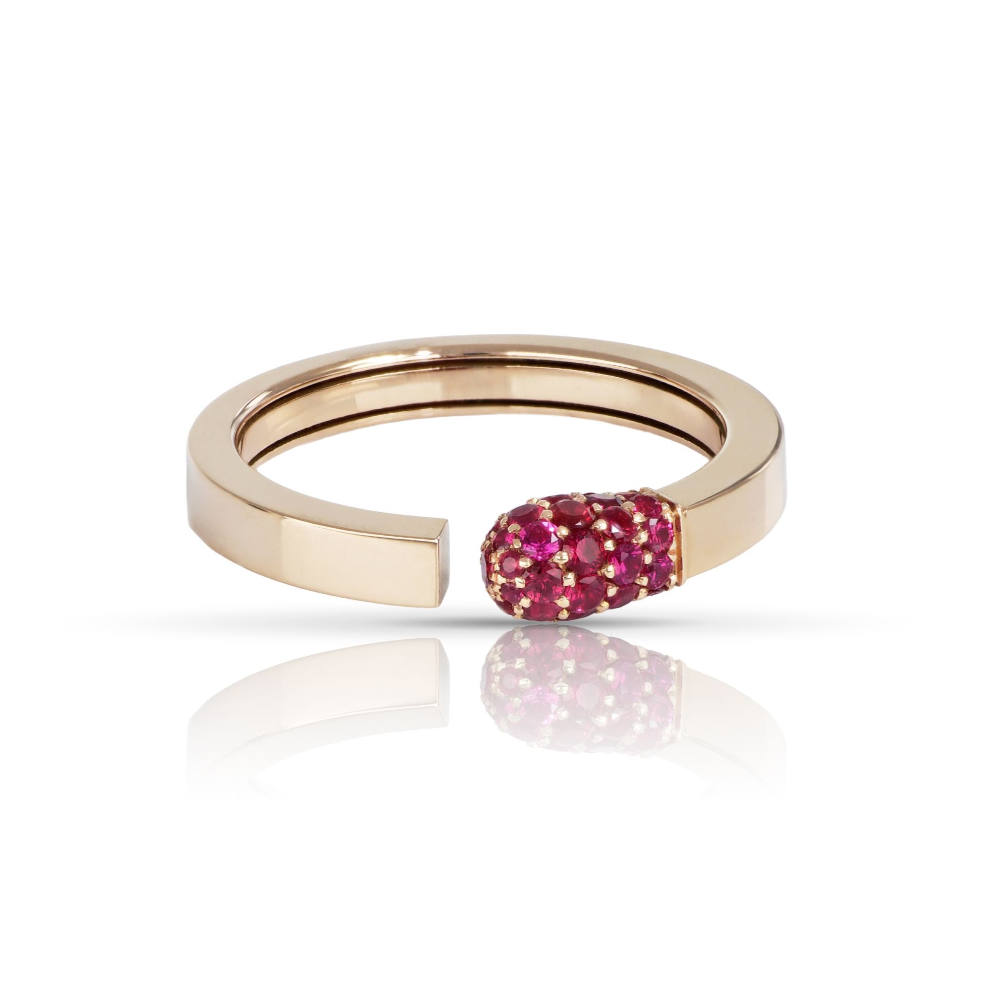 Accendimi - Ring - Rose Gold - Rubies - S