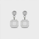 Shapes of Love Earrings White Gold 0.12ct RAC