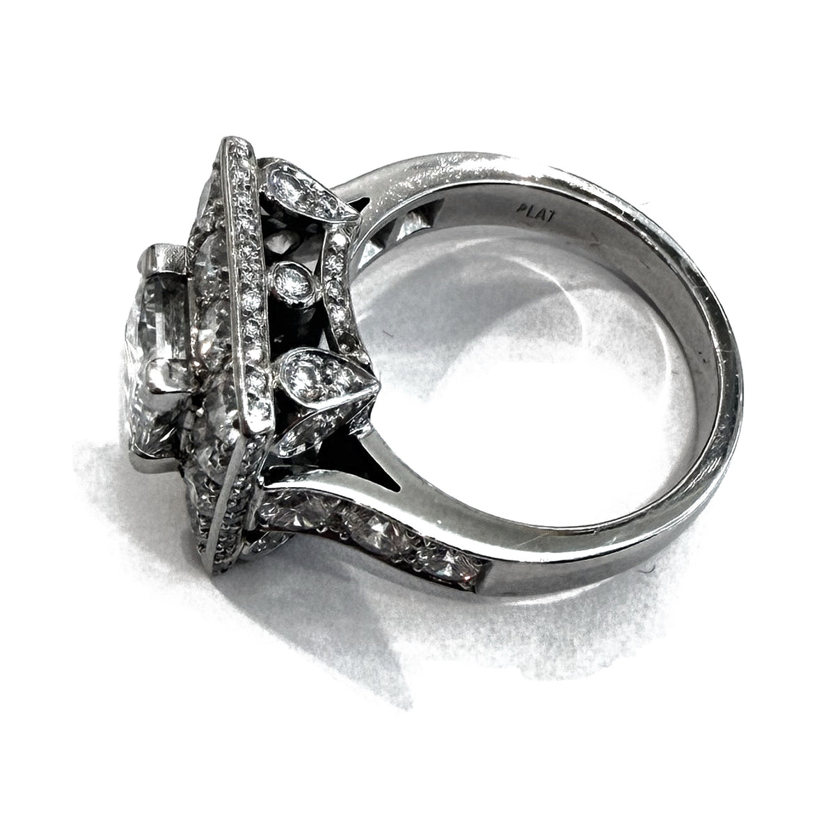 Sutcliffe Princess Cut Diamond Cluster Ring