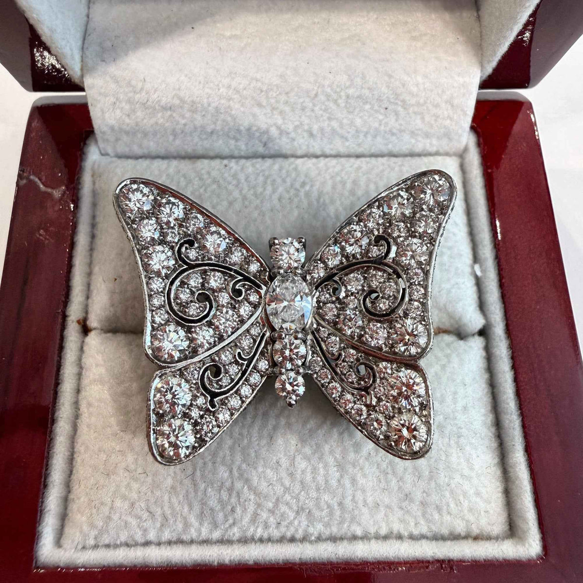 Sutcliffe Butterfly Diamond Ring