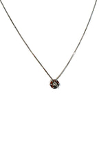 DNA necklace white gold 0.1ct