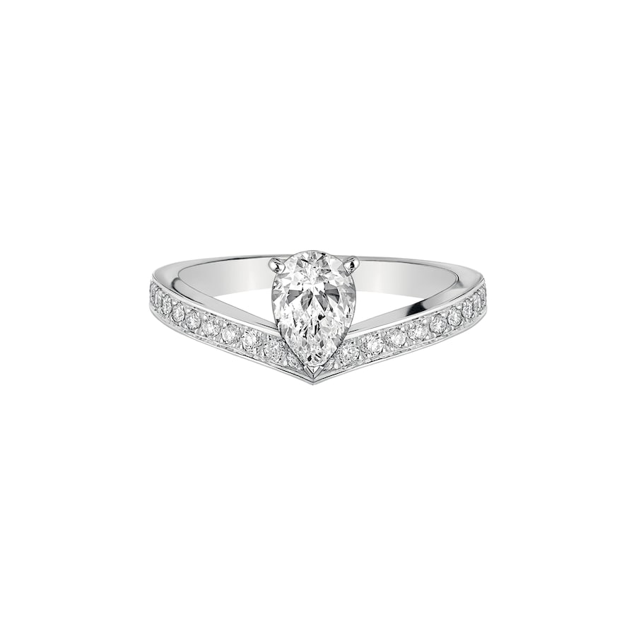 Josephine Aigrette - Solitaire 0.5ct - Platinum - Size 53