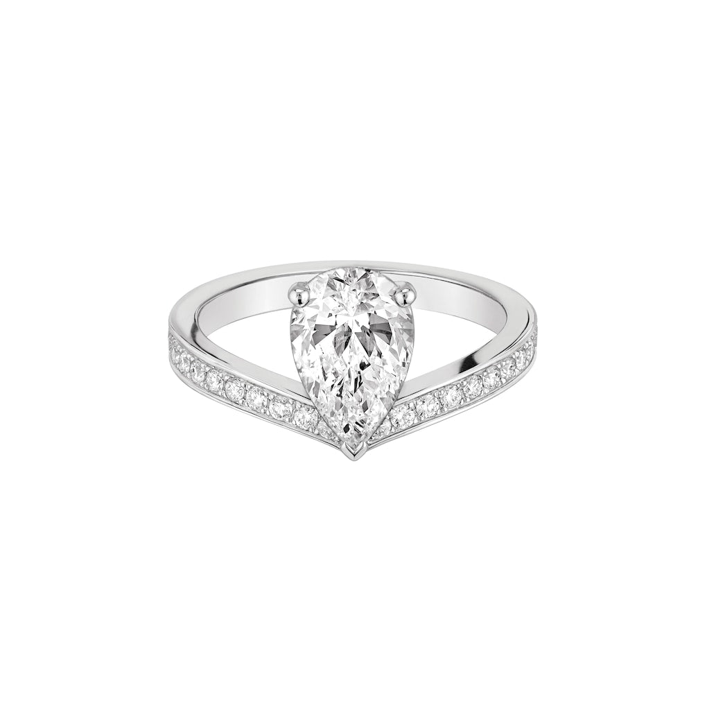 Josephine Aigrette - Solitaire 1ct - Platinum - Size 51