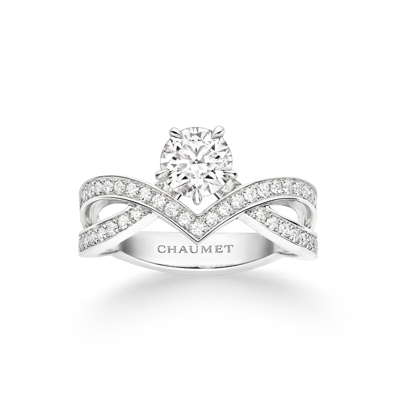 Josephine Amour d'Aigrette - Solitaire 0.50ct - size 50