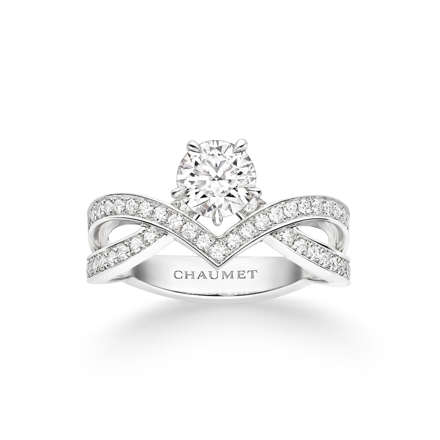 Josephine Amour d'Aigrette - Solitaire 0.50ct - size 50