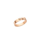 Liens Evidence - Ring - Rose Gold - W/ Diamonds - 4mm